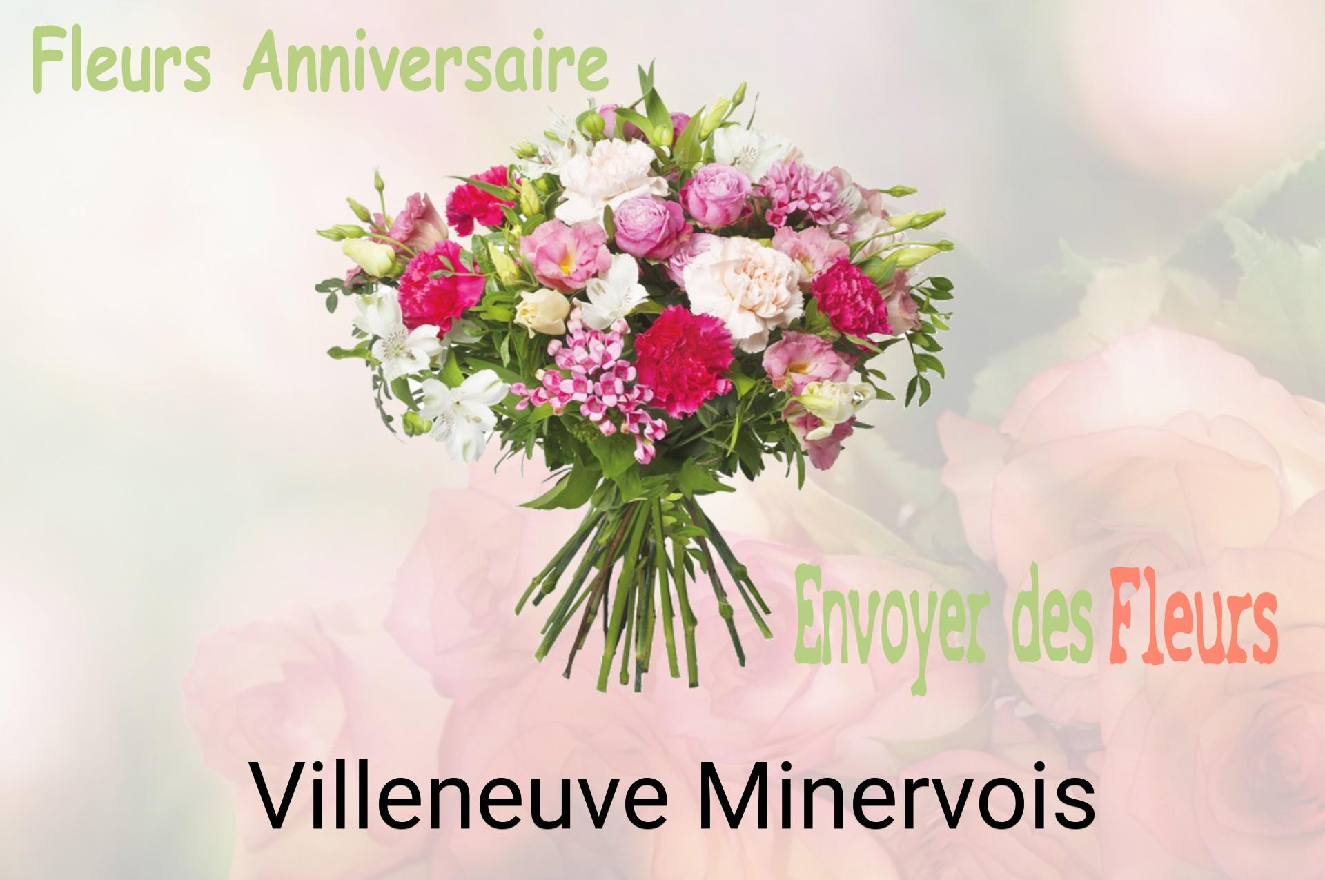 Bouquet de fleurs d’anniversaire livré à Villeneuve-Minervois