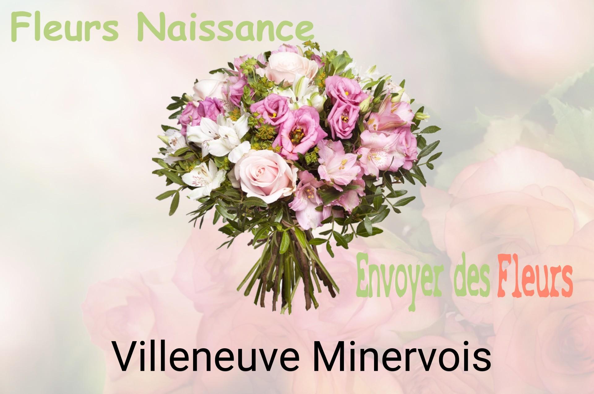 Bouquet de fleurs de naissance livré à Villeneuve-Minervois